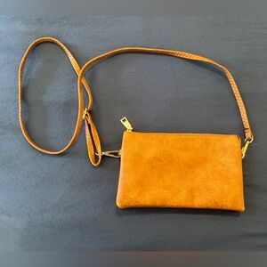 Stylish Tan Crossbody Bag